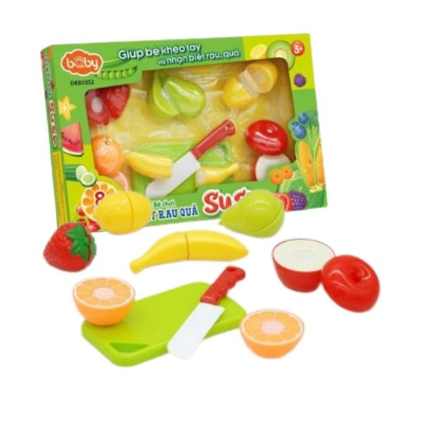 Đồ chơi cắt rau quả Happy baby DK81053 (15 chi tiết) 8