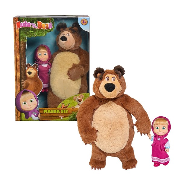 Đồ Chơi Búp Bê Và Gấu Masha And The Bear Masha Set Simba