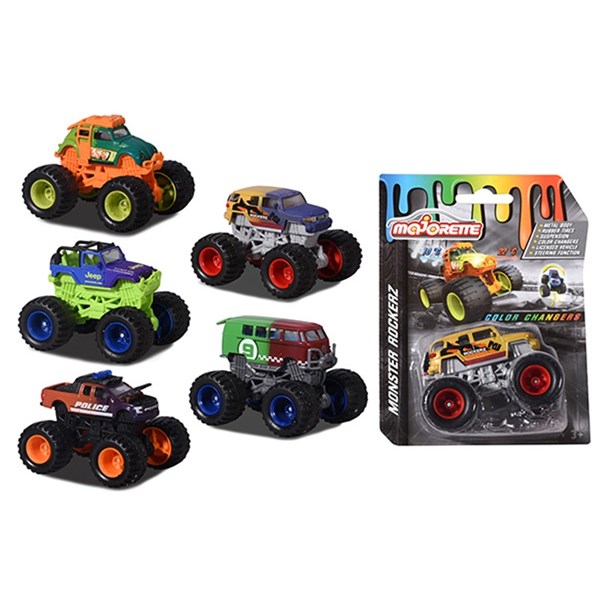 Đồ Chơi Xe Mô Hình Vượt Địa Hình Majorette Monster Rockerz Color Changers Simba - Màu Ngẫu Nhiên