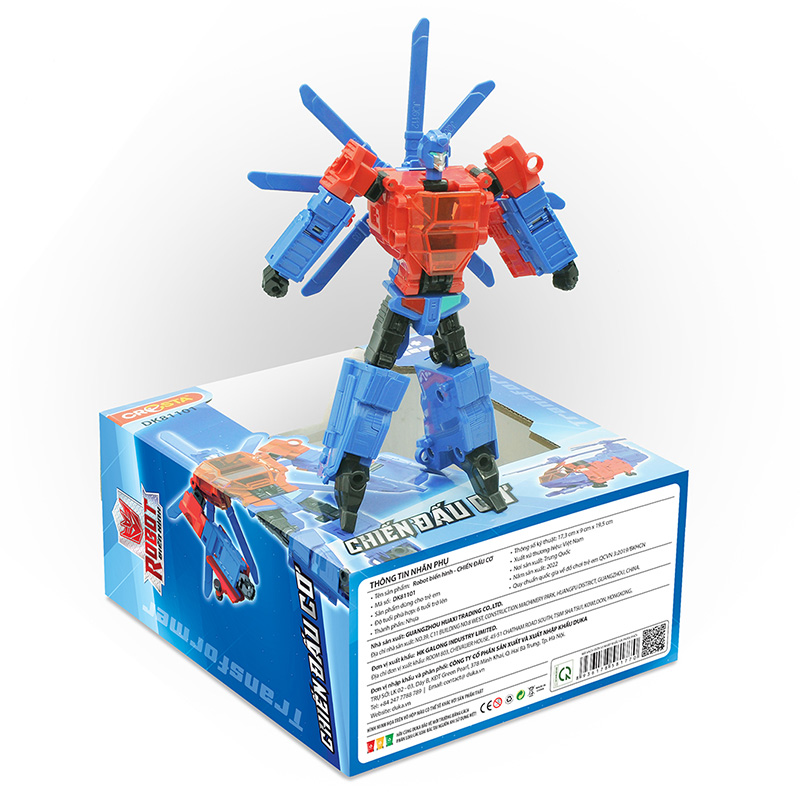 Đồ chơi robot biến hình xe đặc chủng CRESTA DK81103 7