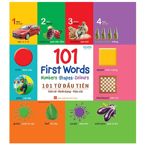 Sách 101 từ đầu tiên Minh Long - chủ đề bảng chữ cái 5