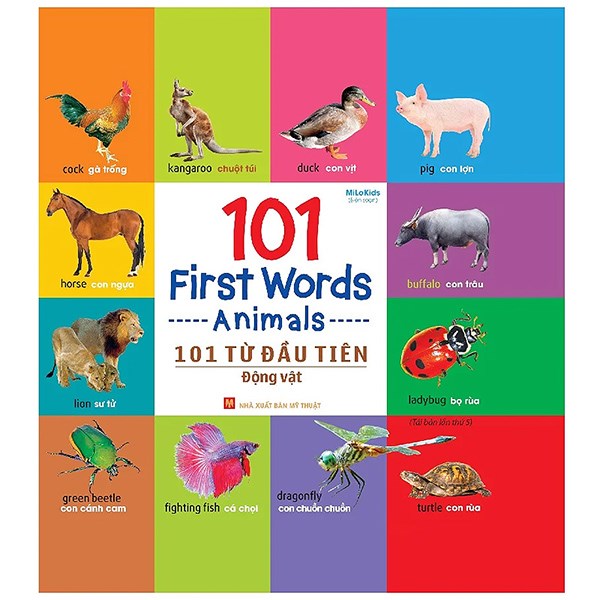 Sách 101 từ đầu tiên Minh Long - chủ đề bảng chữ cái 3