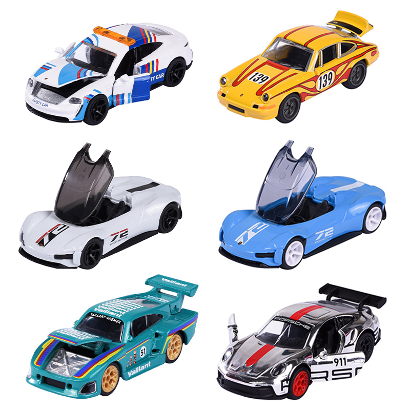 Đồ chơi xe mô hình porsche deluxe Majorette - Màu ngẫu nhiên 3