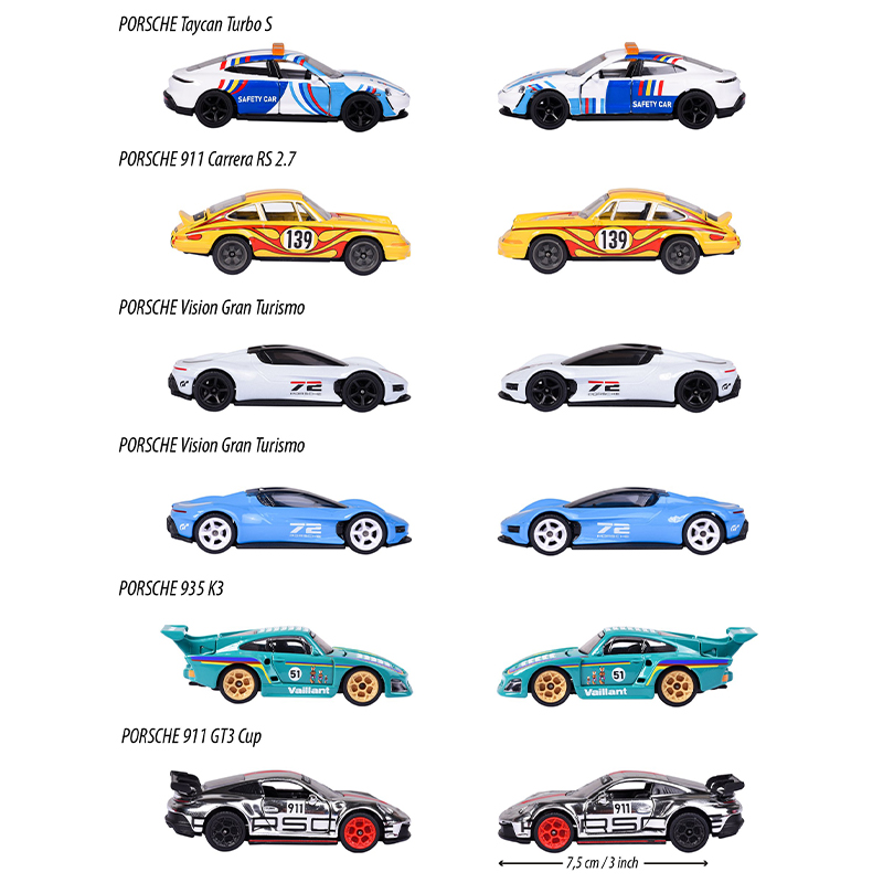 Đồ chơi xe mô hình porsche deluxe Majorette - Màu ngẫu nhiên 5