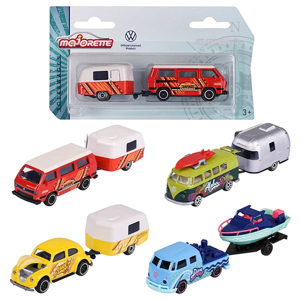 Đồ Chơi Xe Mô Hình Majorette Vw The Originals Trailer Simba - Màu Ngẫu Nhiên