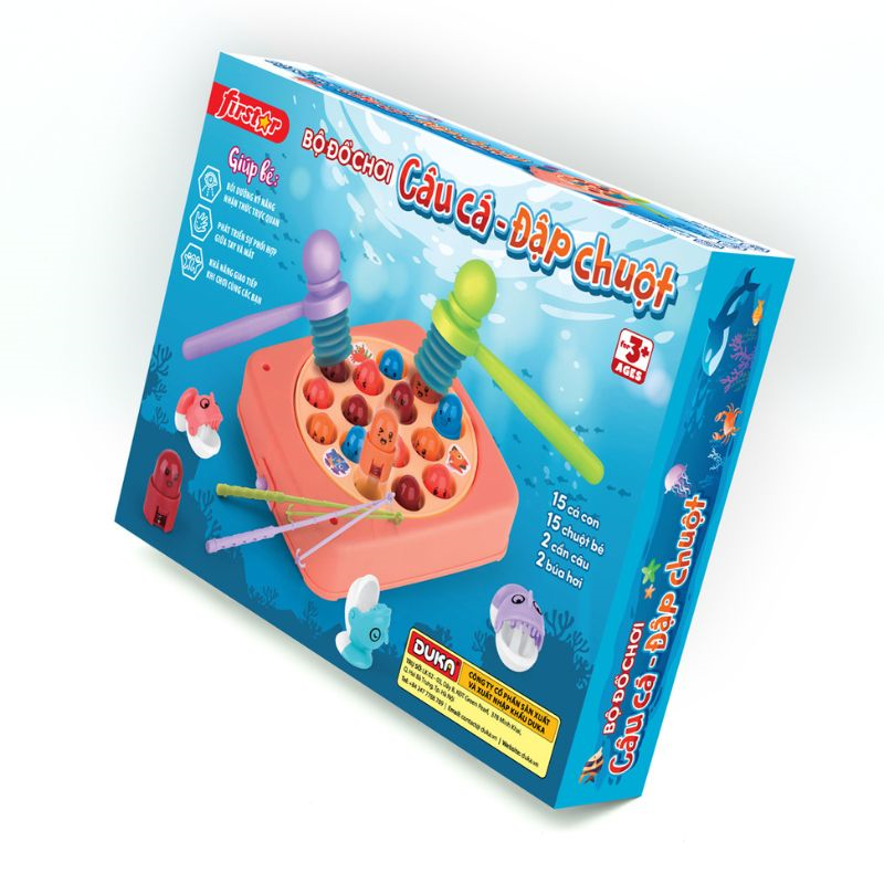 Bộ đồ chơi câu cá - đập chuột Duka DK81204