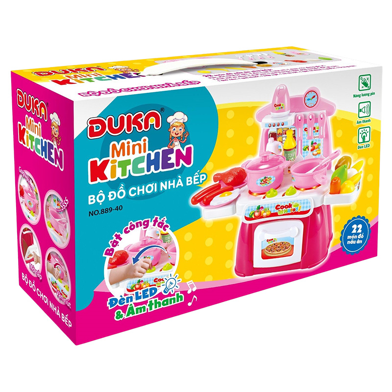 Bộ đồ chơi nhà bếp Duka DK81126 (22 chi tiết)