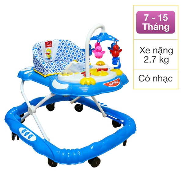 Xe tập đi L4 chú vịt con không nhạc Vinatoy M1846A-XTĐ - Màu ngẫu nhiên (7 - 15 tháng) 3
