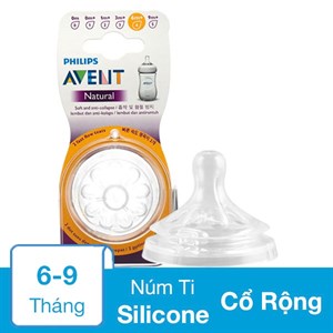 Bộ 2 núm ti Philips Avent SCF654/23 size 4
