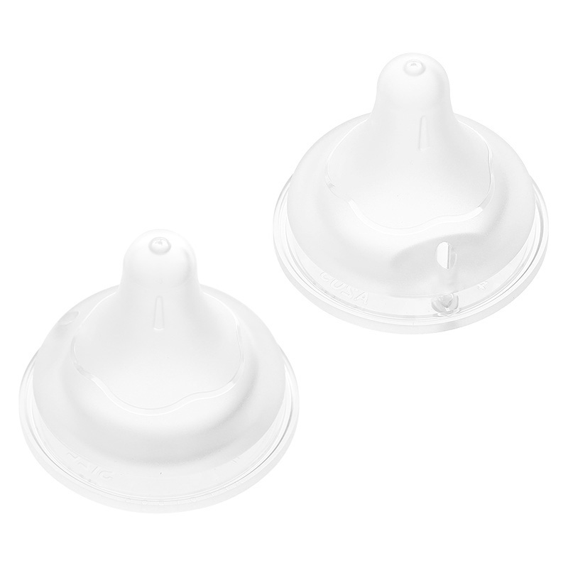 Bộ 2 núm ti Pigeon siêu mềm Plus WN3 cổ rộng phiên bản Nhật size S (1 - 3 tháng) 15