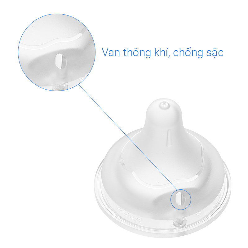 Bộ 2 núm ti Pigeon siêu mềm Plus WN3 cổ rộng phiên bản Nhật size S (1 - 3 tháng) 17