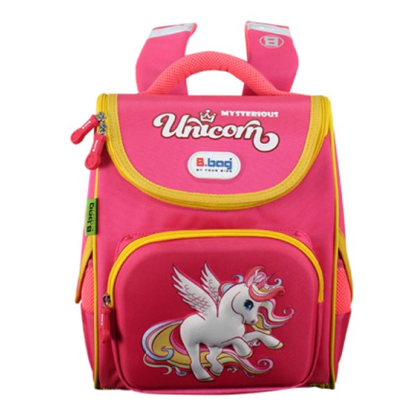 Balo chống gù cho bé B.Bag Genius Box F2-Unicorn B-12-106 hồng - AVAKids.com