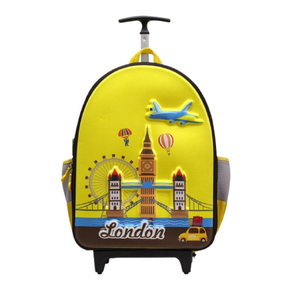 Balo cho bé B.Bag C1-CK Around The World-Japan B-12-083 xanh dương nhạt - AVAKids.com