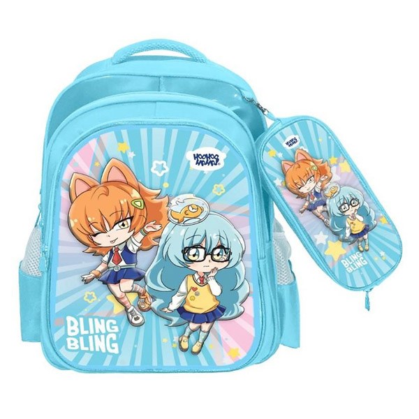 Balo cho bé 2in1 H4 Học viện Alpha Power Blush A-BL31002 hồng - AVAKids.com