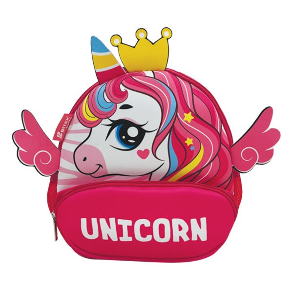 Balo mẫu giáo Smartkids Cute Pets-Unicorn B-019 hồng nhạt - AVAKids.com