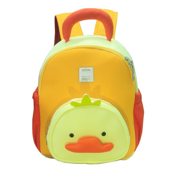 Balo cho bé mẫu giáo Ioon PANNA8 vịt E2342 vàng cao cấp, bền đẹp - AVAKids.com