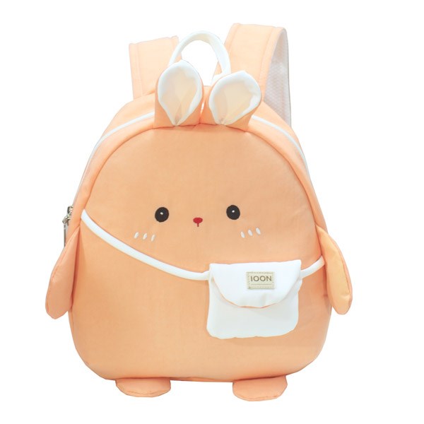 Balo cho bé mẫu giáo Ioon PANNA8 thỏ E2343 cam cao cấp, bền đẹp - AVAKids.com