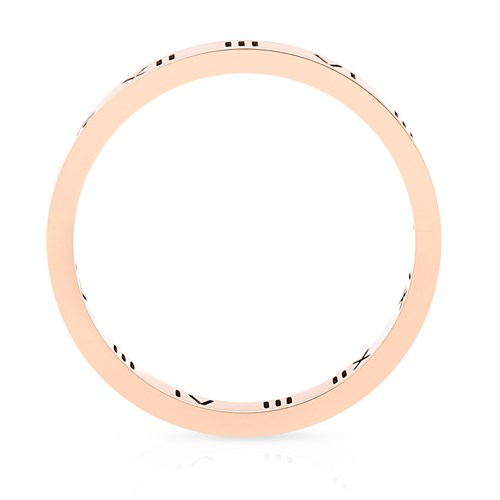 Nhẫn Hợp Kim Nữ AvaJi Đính Đá AVJ.R000131 Màu Vàng Hồng