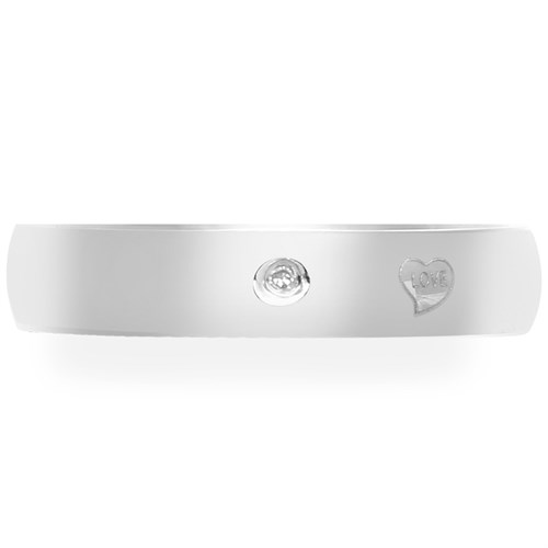 Nhẫn Hợp Kim Nữ AvaJi Đính Đá AVJ.R000153 Màu Bạc