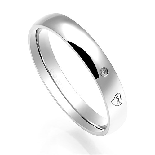 Nhẫn Hợp Kim Nam AvaJi Đính Đá AVJ.R000157 Màu Bạc