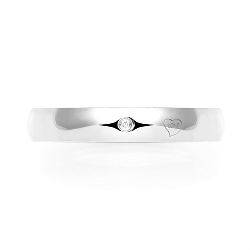 Nhẫn Hợp Kim Nam AvaJi Đính Đá AVJ.R000157 Màu Bạc