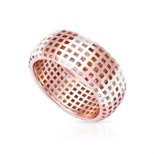 Nhẫn Hợp Kim Nữ AvaJi AVJ.R000230.00 Màu Vàng Hồng