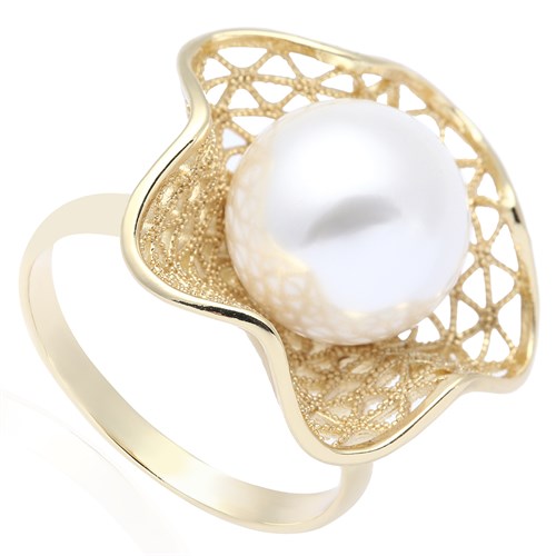 Nhẫn Hợp Kim Nữ AvaJi Ngọc Trai AVJ.R000236.00