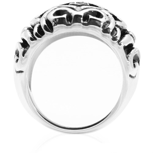 Nhẫn Hợp Kim Nam AvaJi AVJ.R000251.00 Màu Bạc