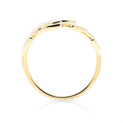 Nhẫn Hợp Kim Nữ AvaJi AVJ.R000011.00 Màu Vàng