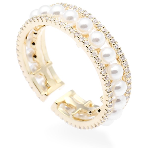 Nhẫn Hợp Kim Nữ AvaJi Đính Đá Zircon AVJ.R000033.00