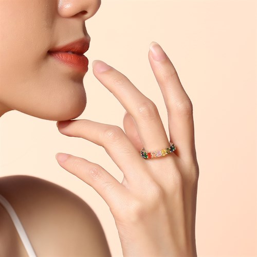 Nhẫn Hợp Kim Nữ AvaJi AVJ.R000047.00 Màu Vàng