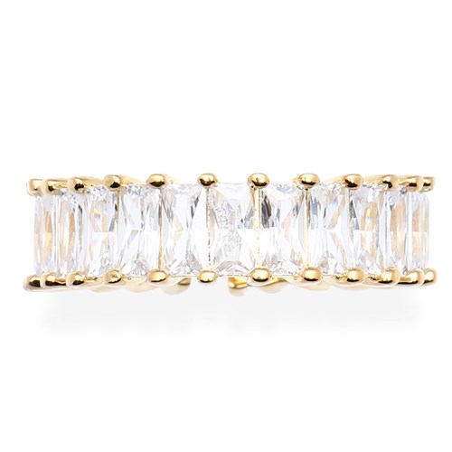 Nhẫn Hợp Kim Nữ AvaJi Đính Đá Zircon AVJ.R000061.00 Màu Vàng