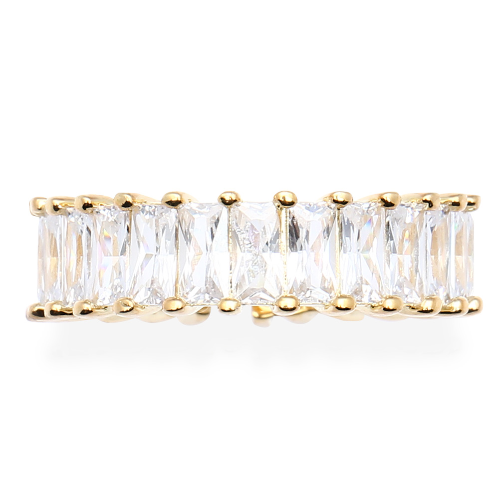 Nhẫn Hợp Kim Nữ AvaJi Đính Đá Zircon AVJ.R000061.00 Màu Vàng