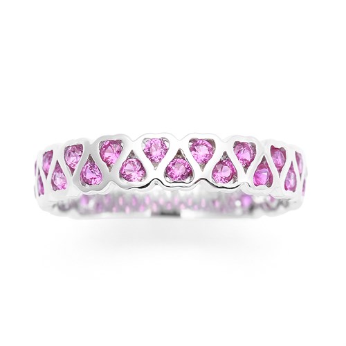 Nhẫn Bạc Nữ Đính Đá Mạ Vàng Trắng AvaJi AVJ.R000410 Màu Bạc