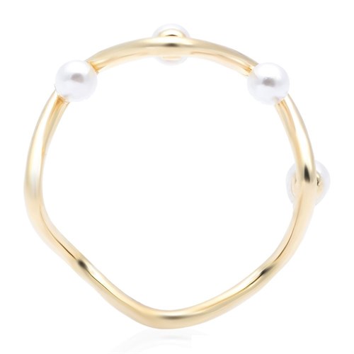 Nhẫn Hợp Kim Nữ Đính Đá AvaJi AVJ.R000648.00 Màu Vàng