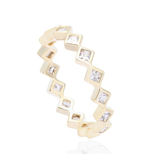 Nhẫn Hợp Kim Nữ Đính Đá AvaJi AVJ.R000702.00