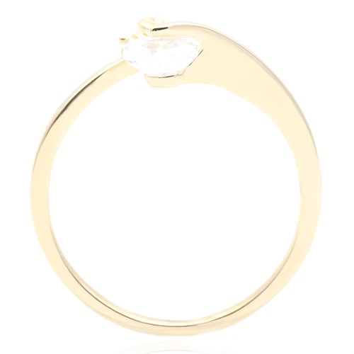 Nhẫn Hợp Kim Đính Đá Nữ AvaJi AVJ.R000751.00 Màu Vàng