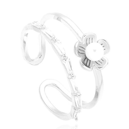 Nhẫn Hợp Kim Đính Ngọc Trai Nữ AvaJi AVJ.R000789.00