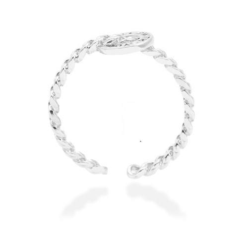 Nhẫn Hợp Kim Đính Đá Nữ AvaJi AVJ.R000799.00 Màu Bạc