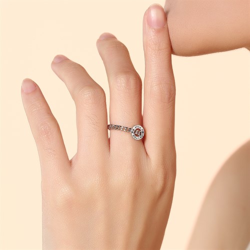 Nhẫn Hợp Kim Đính Đá Nữ AvaJi AVJ.R000799.00 Màu Bạc