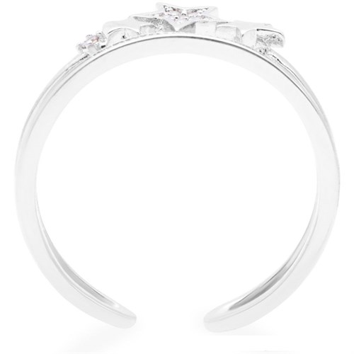 Nhẫn Hợp Kim Nữ Đính Đá AvaJi AVJ.R000823.00 Màu Bạc