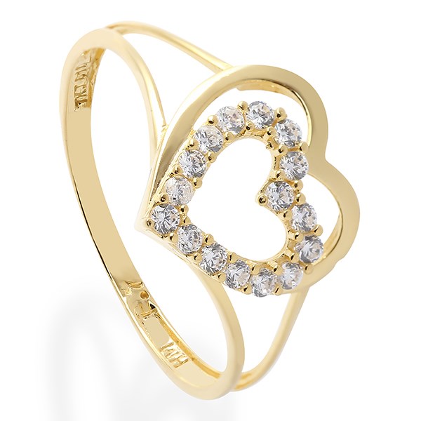 Nhẫn Vàng 610 18K Nữ AvaJi AVJ.R001149