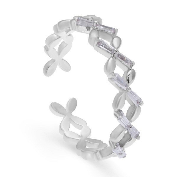 Nhẫn Hợp Kim Nữ AvaJi Đính Đá AVJ.R001208.00