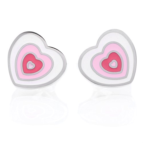 Bông Tai Hợp Kim Nữ AvaJi Đính Đá AVJ.E000024.00 Màu Bạc