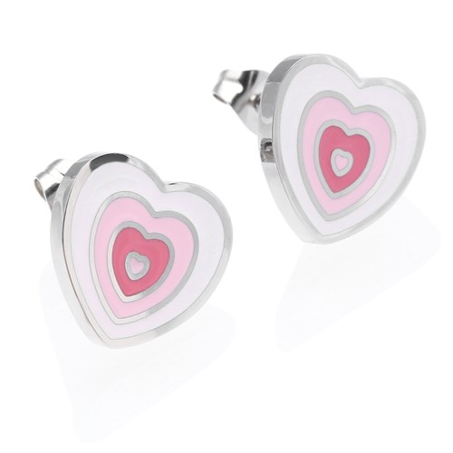 Bông Tai Hợp Kim Nữ AvaJi Đính Đá AVJ.E000024.00 Màu Bạc