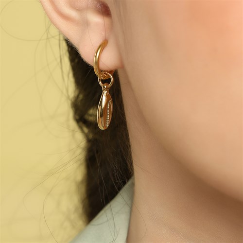 Bông Tai Hợp Kim Nữ AvaJi AVJ.E000030.00 Màu Vàng