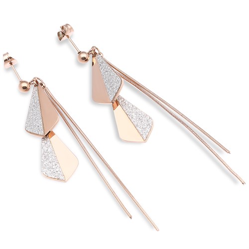 Bông Tai Hợp Kim Nữ AvaJi Đính Đá AVJ.E000035.00 Màu Vàng