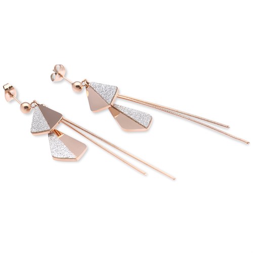 Bông Tai Hợp Kim Nữ AvaJi Đính Đá AVJ.E000035.00 Màu Vàng