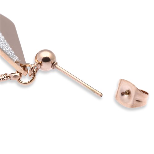 Bông Tai Hợp Kim Nữ AvaJi Đính Đá AVJ.E000035.00 Màu Vàng