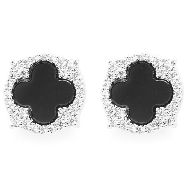 Bông Tai Hợp Kim Nữ AvaJi Đính Đá AVJ.E000074.00